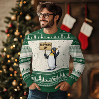 Penguins Resist Ugly Christmas Sweater Flippers Up Protest