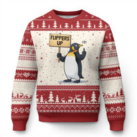Penguins Resist Ugly Christmas Sweater Flippers Up Protest