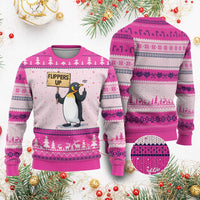 Penguins Resist Ugly Christmas Sweater Flippers Up Protest