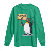 Penguins Resist Long Sleeve Shirt Flippers Up Protest