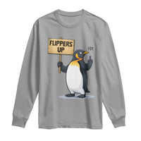 Penguins Resist Long Sleeve Shirt Flippers Up Protest