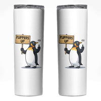 Penguins Resist Skinny Tumbler Flippers Up Protest