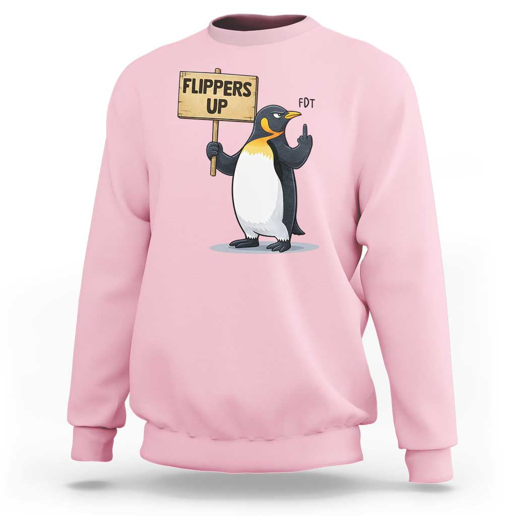 Penguins Resist Sweatshirt Flippers Up Protest