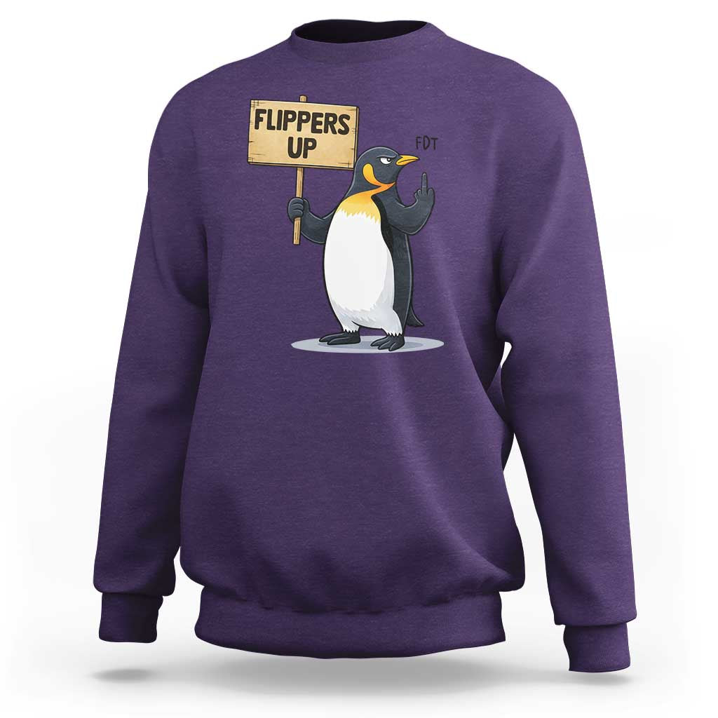 Penguins Resist Sweatshirt Flippers Up Protest