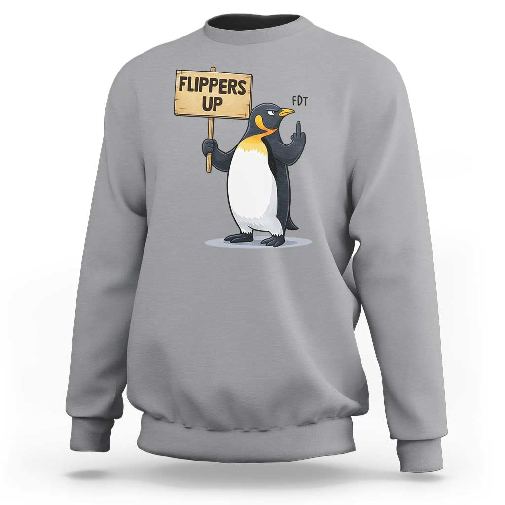 Penguins Resist Sweatshirt Flippers Up Protest