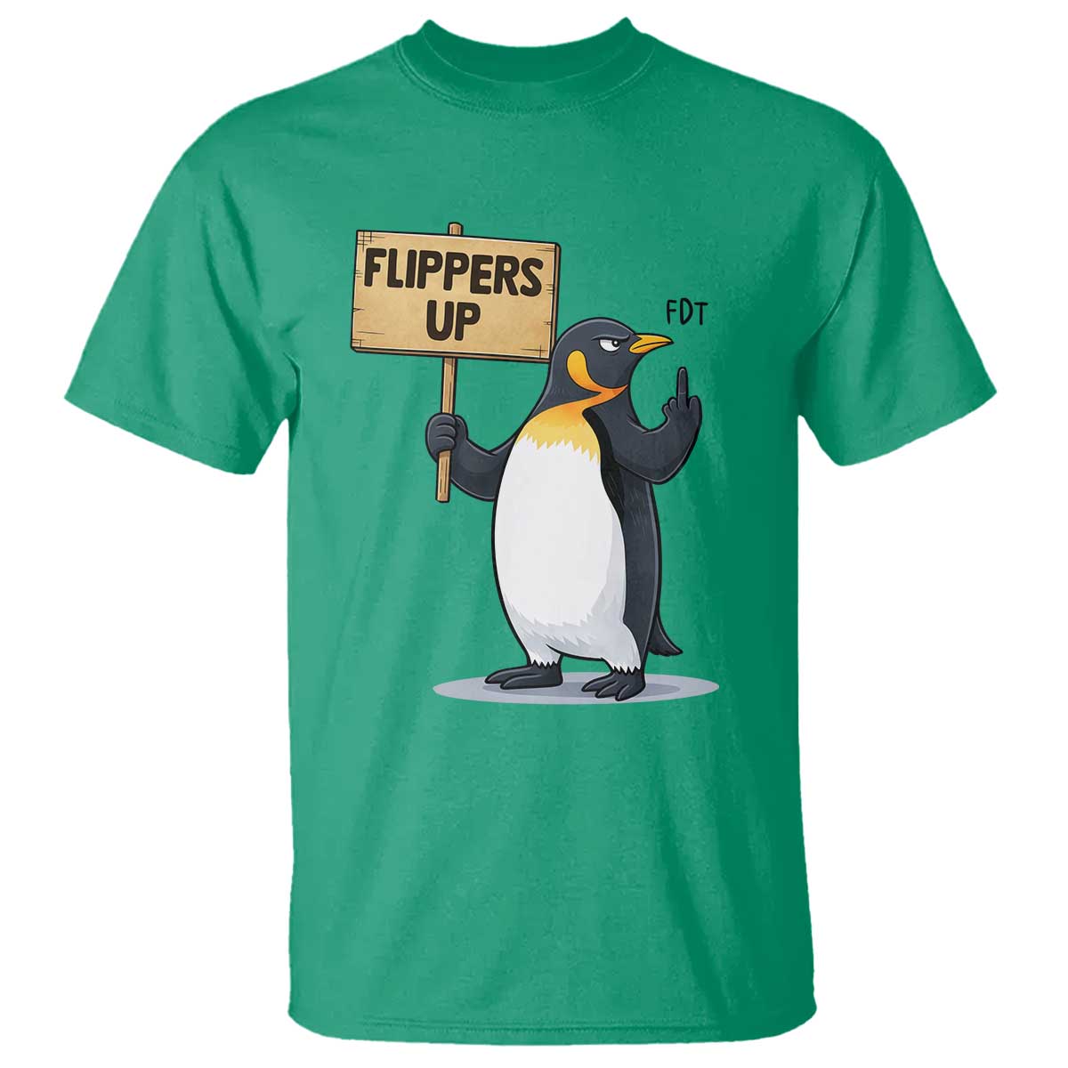 Penguins Resist T Shirt Flippers Up Protest