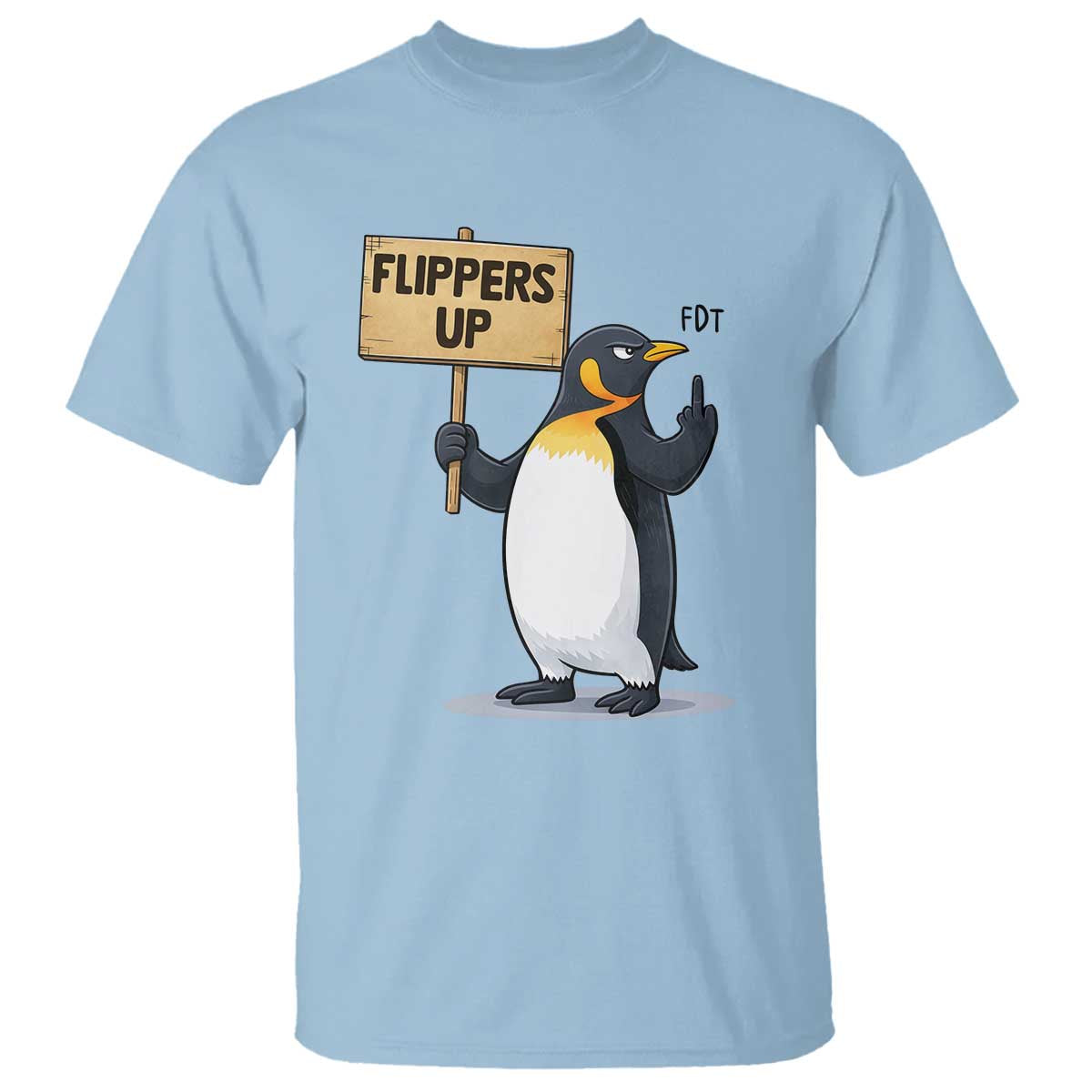 Penguins Resist T Shirt Flippers Up Protest