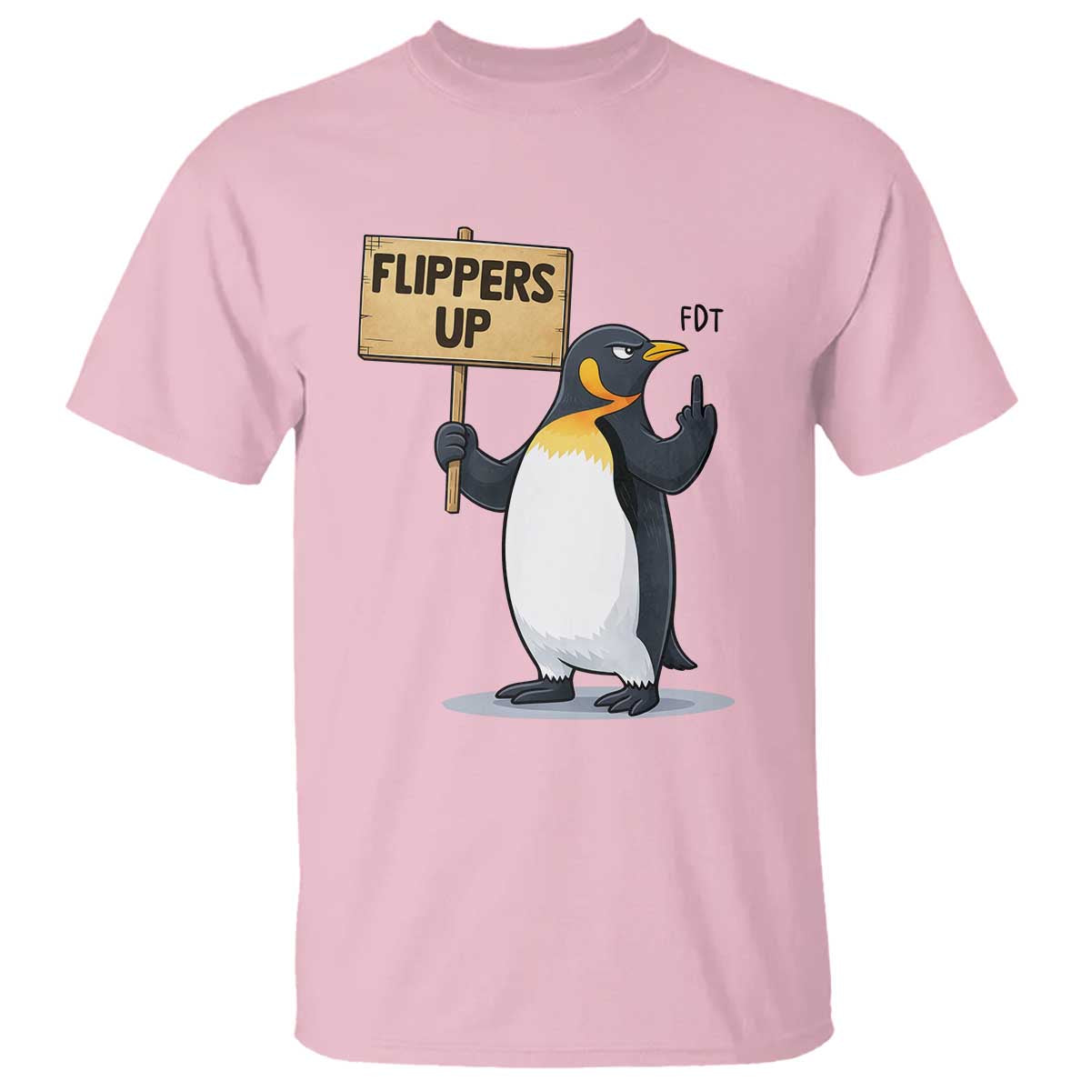Penguins Resist T Shirt Flippers Up Protest