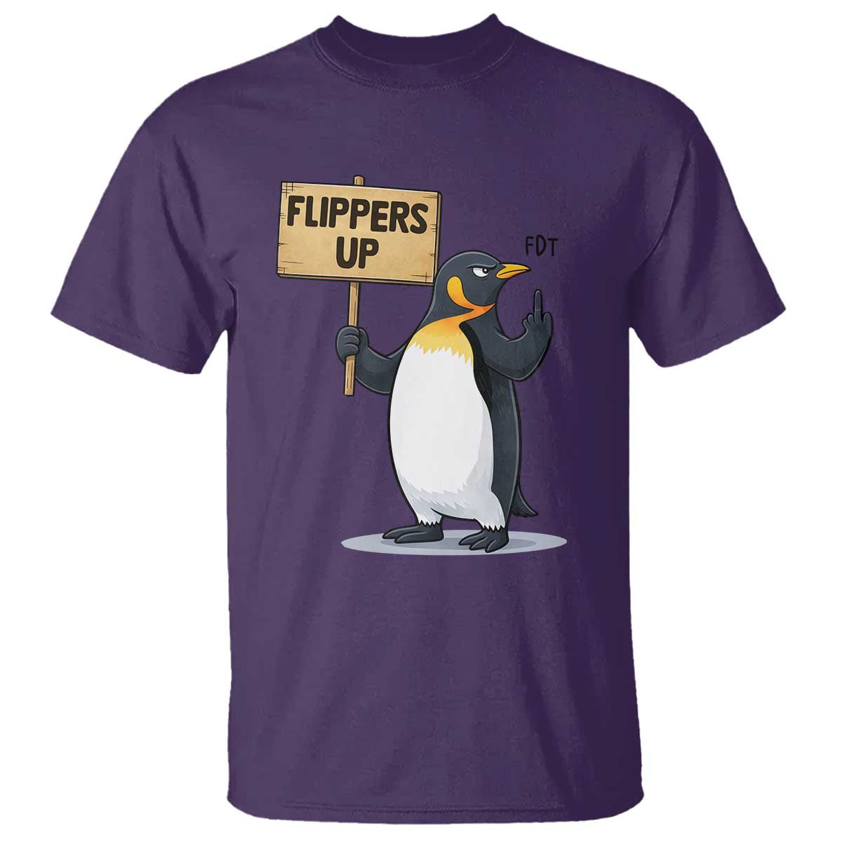 Penguins Resist T Shirt Flippers Up Protest