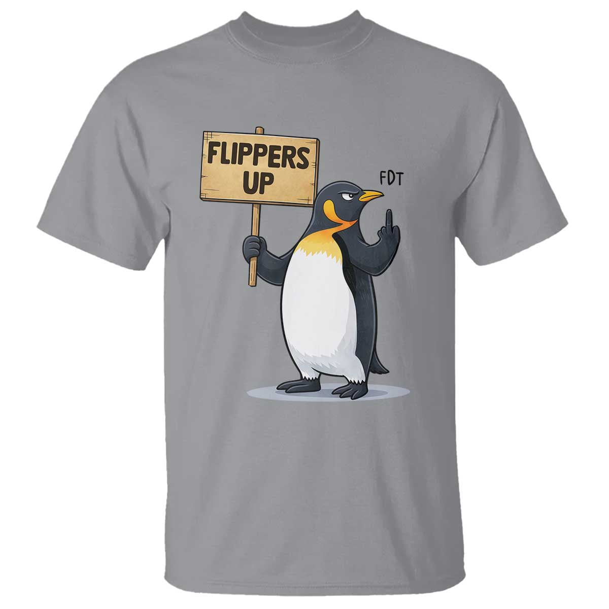 Penguins Resist T Shirt Flippers Up Protest
