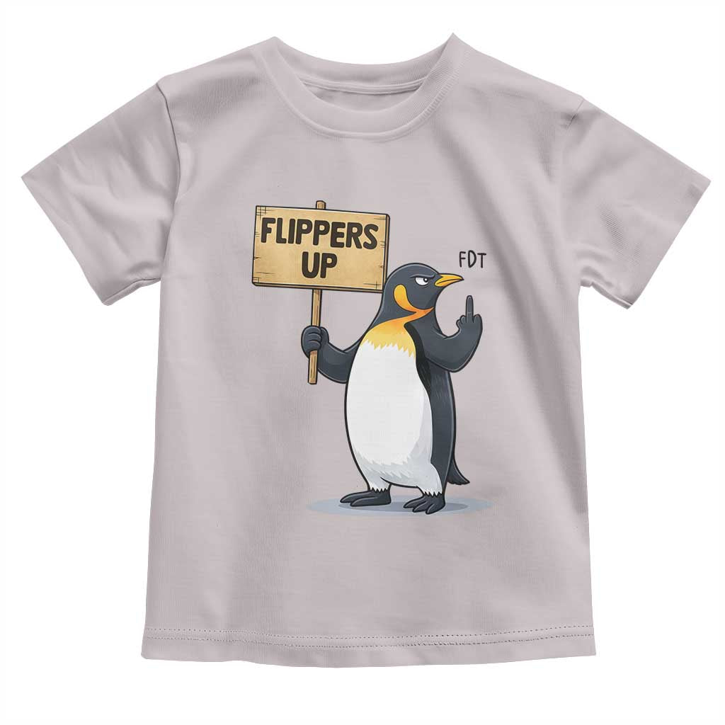 Penguins Resist Toddler T Shirt Flippers Up Protest