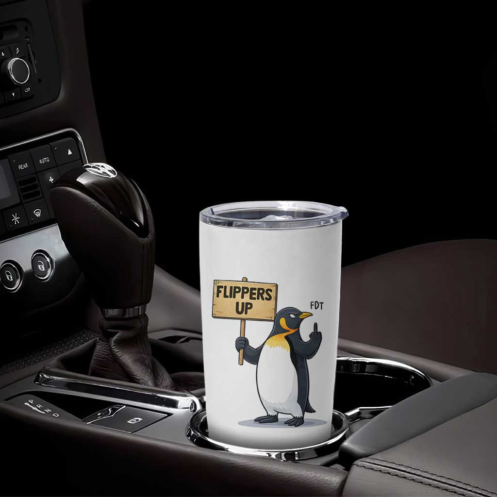 Penguins Resist Tumbler Cup Flippers Up Protest