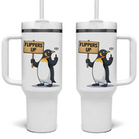 Penguins Resist Tumbler With Handle Flippers Up Protest