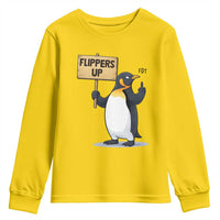 Penguins Resist Youth Sweatshirt Flippers Up Protest