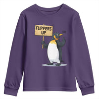 Penguins Resist Youth Sweatshirt Flippers Up Protest