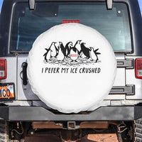 Funny Penguins Resist Protest Spare Tire Cover I Pefer My Ice Crushed