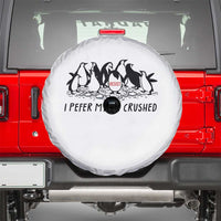 Funny Penguins Resist Protest Spare Tire Cover I Pefer My Ice Crushed