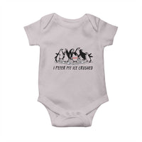Funny Penguins Resist Protest Baby Onesie I Pefer My Ice Crushed
