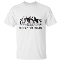 Funny Penguins Resist Protest T Shirt I Pefer My Ice Crushed