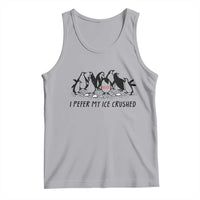 Funny Penguins Resist Protest Tank Top I Pefer My Ice Crushed