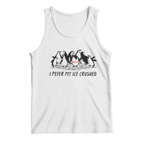 Funny Penguins Resist Protest Tank Top I Pefer My Ice Crushed