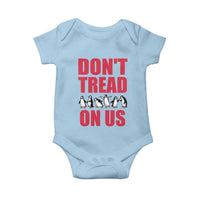 Funny Penguins Resist Protest Baby Onesie Don't Tread On Us