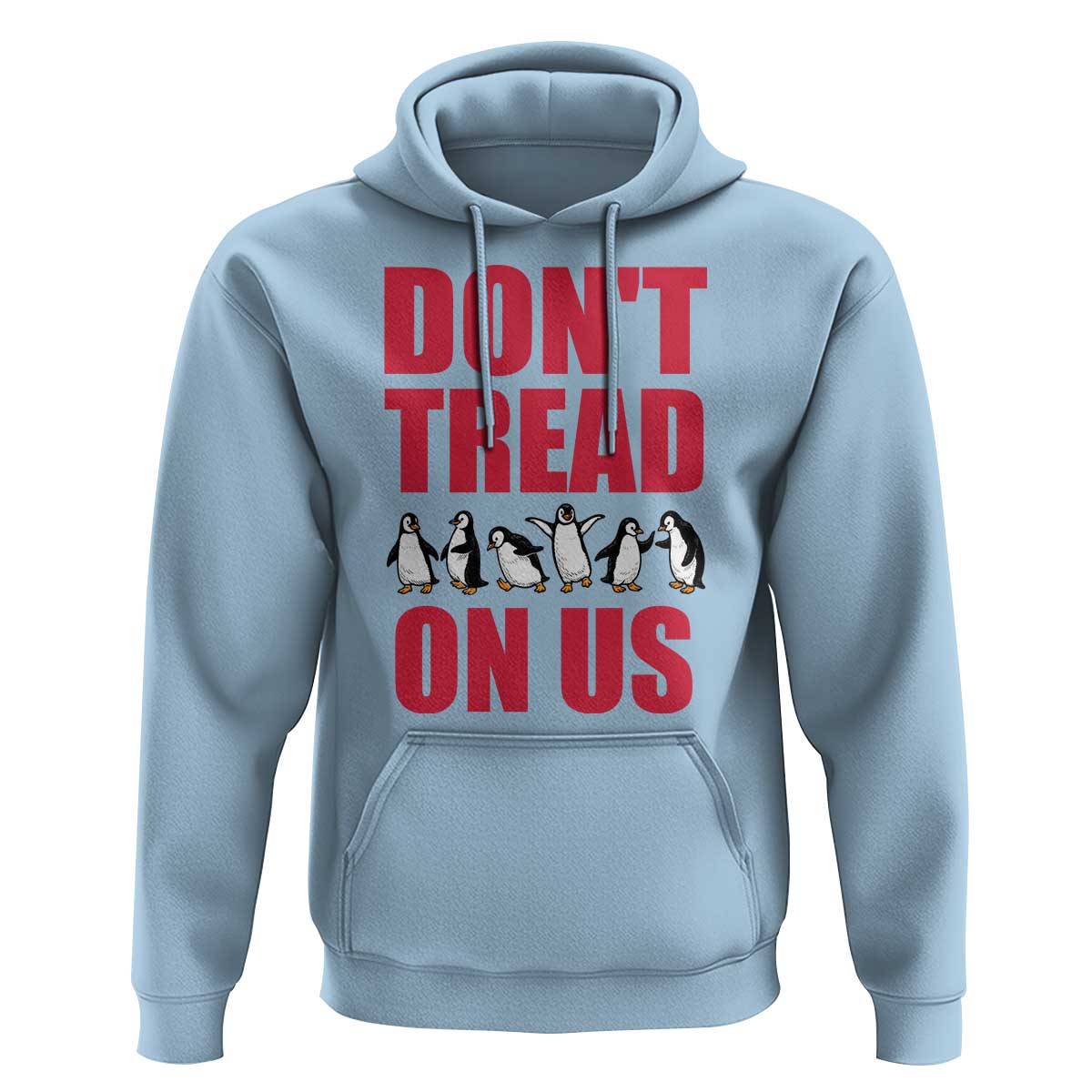 Funny Penguins Resist Protest Hoodie Don't Tread On Us