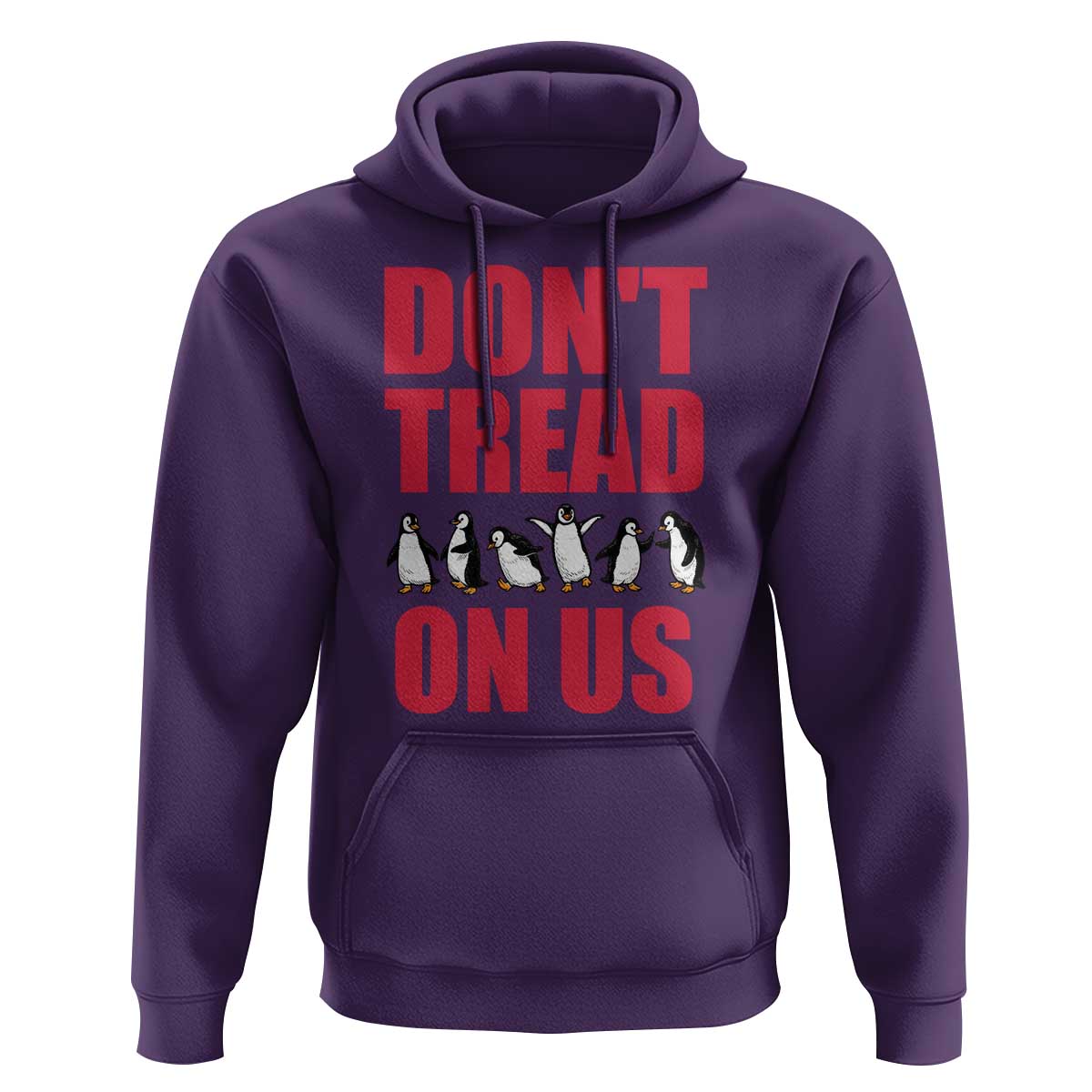 Funny Penguins Resist Protest Hoodie Don't Tread On Us