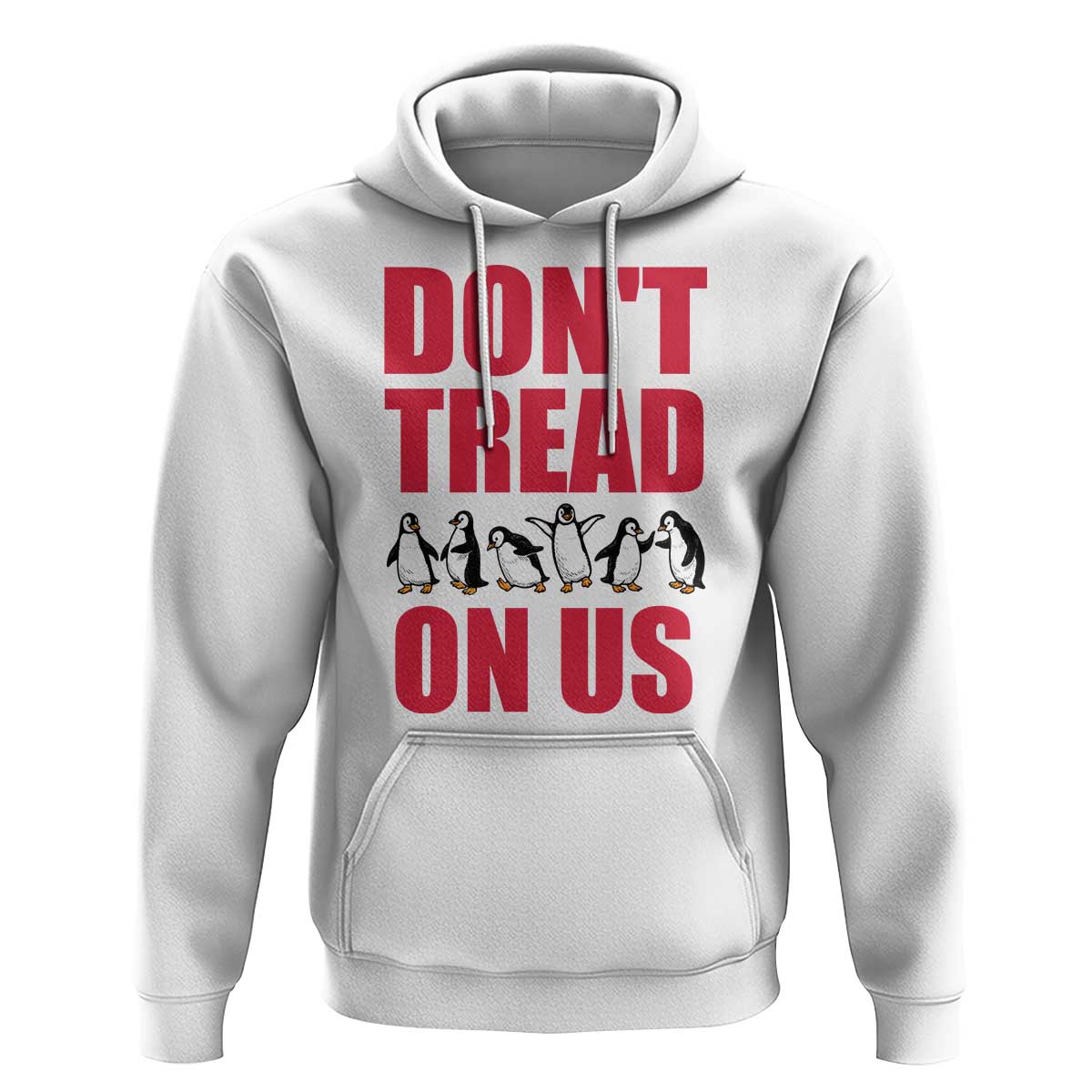 Funny Penguins Resist Protest Hoodie Don't Tread On Us