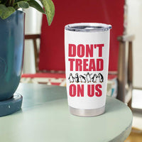 Funny Penguins Resist Protest Tumbler Cup Don't Tread On Us