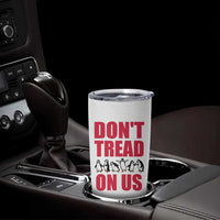 Funny Penguins Resist Protest Tumbler Cup Don't Tread On Us