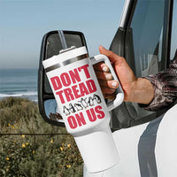 Funny Penguins Resist Protest Tumbler With Handle Don't Tread On Us