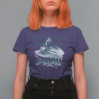 Funny Nihilist Penguin Hiking T Shirt For Women The Mountains Are Calling Me