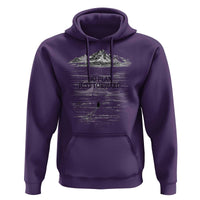 Funny Nihilist Penguin Hiking Hoodie No Plan Just Forward