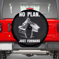 Nihilist Penguin Hiking Meme Spare Tire Cover No Plan Just Forward