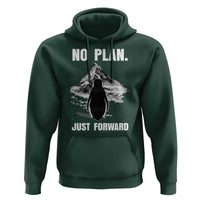 Nihilist Penguin Hiking Meme Hoodie No Plan Just Forward