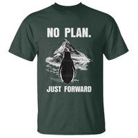 Nihilist Penguin Hiking Meme T Shirt No Plan Just Forward