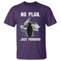 Nihilist Penguin Hiking Meme T Shirt No Plan Just Forward