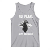 Nihilist Penguin Hiking Meme Tank Top No Plan Just Forward