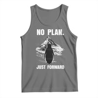 Nihilist Penguin Hiking Meme Tank Top No Plan Just Forward