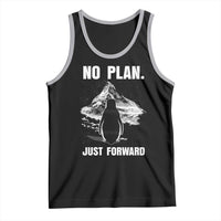 Nihilist Penguin Hiking Meme Tank Top No Plan Just Forward