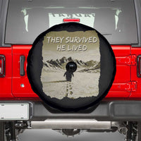 Nihilist Penguin Hiking Meme Spare Tire Cover They Survived He Lived