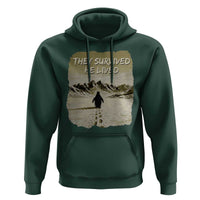Nihilist Penguin Hiking Meme Hoodie They Survived He Lived