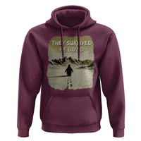Nihilist Penguin Hiking Meme Hoodie They Survived He Lived