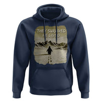 Nihilist Penguin Hiking Meme Hoodie They Survived He Lived