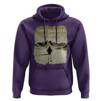 Nihilist Penguin Hiking Meme Hoodie They Survived He Lived