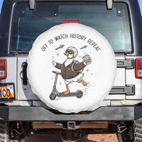 Funny Goose Support Freedom Meme Spare Tire Cover Off To Watch History Repart
