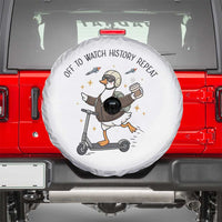 Funny Goose Support Freedom Meme Spare Tire Cover Off To Watch History Repart