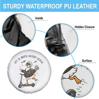 Funny Goose Support Freedom Meme Spare Tire Cover Off To Watch History Repart