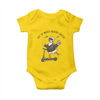 Funny Goose Support Freedom Meme Baby Onesie Off To Watch History Repart